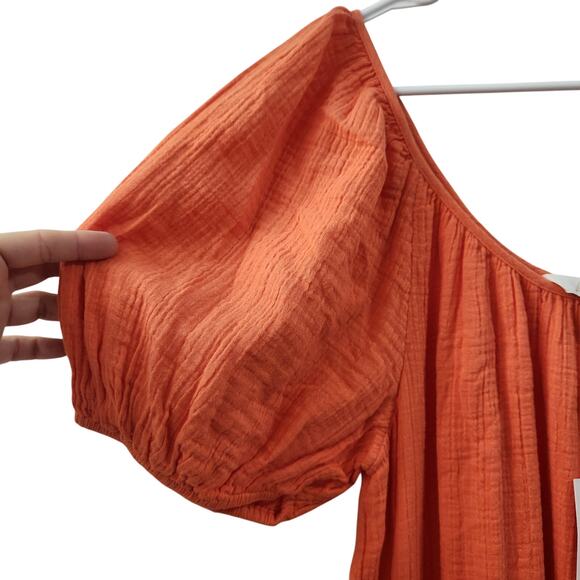 Lilly Pulitzer Gauze Zemini Maxi Dress L Cover-Up Cottagecore Resortwear Coastal - Picture 3 of 8